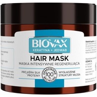 BIOVAX Keratín + hodvábna maska ​​250 ml