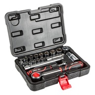 ZÁRUČKOVÉ KĽÚČE 1/4'' 3/8'' SADA 20ks RÁČNA ZÁRUČKOVÉ KĽÚČE 1/4'' 3/8'' SADA 20ks RÁČNA