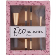 Sada 4 eko vegánskych štetcov na make-up Sada 4 eko vegánskych štetcov na make-up