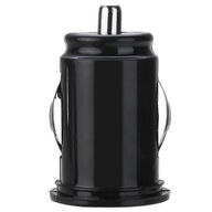 Nový 12V napájanie s dvomi USB portami Mini Plug v čiernom štýle Nový 12V napájanie s dvomi USB portami Mini Plug v čiernom štýle