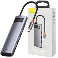 Baseus Hub 5v1 USB-C na 3x USB 3.0 HDMI USB-C PD