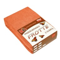 Froté prestieradlo s gumičkou 140x200 červená terra Froté prestieradlo s gumičkou 140x200 červená terra