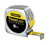 Odmerajte 10m 25mm Powerlock Stanley plastové puzdro