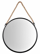ZRKADLO 55cm okrúhle NA STRUNKE ČIERNA md 50/60 zásah ZRKADLO 55cm okrúhle NA STRUNKE ČIERNA md 50/60 zásah