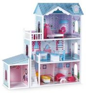 Pre deti Drevený domček pre bábiky + Nábytok Sfd