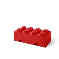 Zásuvka na tehly LEGO Brick 8 Červený kontajner