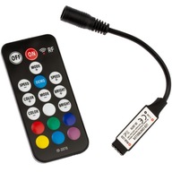 Rádiový RGB LED ovládač 72W 6A + RF PILOT