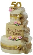 Torta z utierok.Darček k narodeninám za 40 50 60 70 Torta z utierok.Darček k narodeninám za 40 50 60 70