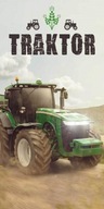 Plážová osuška 70x140 Traktor zelená detská Plážová osuška 70x140 Traktor zelená detská