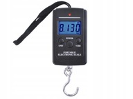 VÁHA 40KG, CESTOVNÝ RYBÁRSKY HÁK, LCD