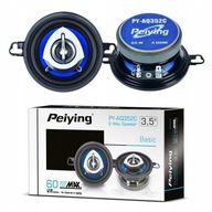 Reproduktory do auta 87mm 2-pásmové 60W Peiying Reproduktory do auta 87mm 2-pásmové 60W Peiying