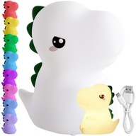 SILIKÓNOVÁ NOČNÁ LAMPA DINOSAUR LED RGB SILIKÓNOVÁ NOČNÁ LAMPA DINOSAUR LED RGB
