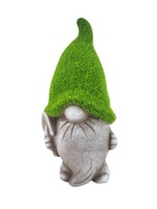KERAMICKÝ GNOME S TOPÁNKOU V ZELENOM KLOBÚKU 23c KERAMICKÝ GNOME S TOPÁNKOU V ZELENOM KLOBÚKU 23c