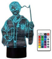 3D LED LAMPA HARRY POTTER FARBA CHARAKTERU + USB DIAĽK 3D LED LAMPA HARRY POTTER FARBA CHARAKTERU + USB DIAĽK