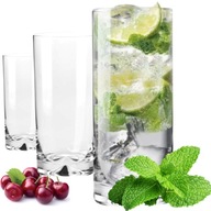 POHÁRKY 6 ks 300 ml na nápoje nápoje koktaily WYSOKIE KROSNO CRYSTALINE POHÁRKY 6 ks 300 ml na nápoje nápoje koktaily WYSOKIE KROSNO CRYSTALINE