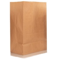 Hnedá papierová taška 22x14x35, 250 kusov Hnedá papierová taška 22x14x35, 250 kusov