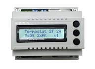 2-kanálový termostat Kúrenie Chladenie Alarm V1