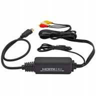 KONVERTOR HDMI NA RCA AV CINCH ADAPTÉR NOVÝ MODEL WIREWAY WW411015 2m KONVERTOR HDMI NA RCA AV CINCH ADAPTÉR NOVÝ MODEL WIREWAY WW411015 2m