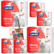 Lambi Strong 3-vrstvové papierové utierky