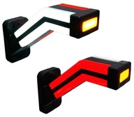 2X LED SVIETLIVKY GUMOVÉ NEÓNOVÉ SVORKY 12-24V 2X LED SVIETLIVKY GUMOVÉ NEÓNOVÉ SVORKY 12-24V