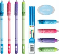 4 kusy vymazateľný BALLPOINT + 3 náplne Happy Color