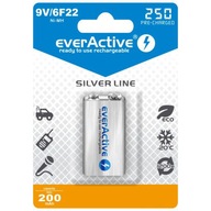 EVERACTIV BATÉRIA BATÉRIA 9V 6F22 6LR61 EVERACTIV BATÉRIA BATÉRIA 9V 6F22 6LR61