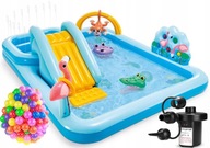 Vodný bazén, detské ihrisko, šmýkačka s loptičkami