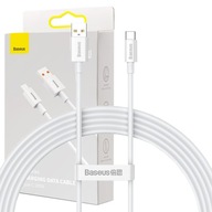 BASEUS RÝCHLE NABÍJACÍ KÁBEL USB-A - USB-C 100W 480MB/S 2M BIELY BASEUS RÝCHLE NABÍJACÍ KÁBEL USB-A - USB-C 100W 480MB/S 2M BIELY