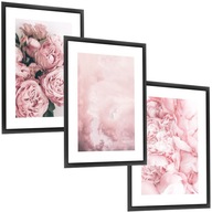 RÁMOVÉ OBRAZY PLAGÁTY 30X40 RÁMEČKY ruže pivonky RÁMOVÉ OBRAZY PLAGÁTY 30X40 RÁMEČKY ruže pivonky