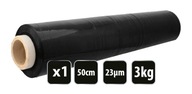 STRETCH FÓLIA 3 kg 50 cm - ČIERNA STRETCH FÓLIA 3 kg 50 cm - ČIERNA