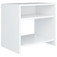vidaXL Nočný stolík Biely 40x30x40 cm Materiál dreva vidaXL Nočný stolík Biely 40x30x40 cm Materiál dreva