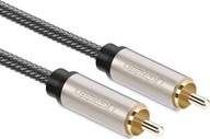 Ugreen RCA (Cinch) - RCA (Cinch) kábel 1m šedý Ugreen RCA (Cinch) - RCA (Cinch) kábel 1m šedý