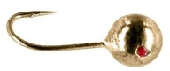 Mikádo Mormyshka okrúhle 3,5 mm, zlatá farba
