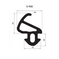 Tesnenie pre PVC okná LB S-900 - 25 m Tesnenie pre PVC okná LB S-900 - 25 m