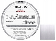 pletená šnúra Invisible CLEAR 135m 0,08mm 6,20kg DRAGO