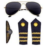 PILOTNÁ SÚPRAVA PILOTNÉ OKULIARE ODZNAK NA RAMENI PILOTNÁ SÚPRAVA PILOTNÉ OKULIARE ODZNAK NA RAMENI