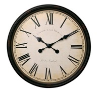 Vintage hnedé klasické nástenné hodiny 50 cm Vintage hnedé klasické nástenné hodiny 50 cm