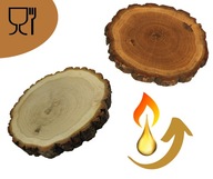 Olejovanie plátku dreva s priemerom 10-19 cm
