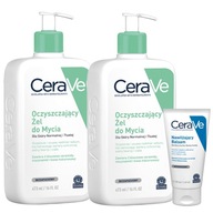 CeraVe čistiaci gél na umývanie - pre normálnu a mastnú pleť 473 ml x2 CeraVe čistiaci gél na umývanie - pre normálnu a mastnú pleť 473 ml x2