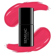 SEMILAC Hybrid Lak 042 Neon Raspberry Pink Translucent Covering SEMILAC Hybrid Lak 042 Neon Raspberry Pink Translucent Covering