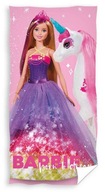 PLÁŽOVÁ osuška 70 X 140 CM BÁBIKA BARBIE A JEDNOROŽEC PLÁŽOVÁ osuška 70 X 140 CM BÁBIKA BARBIE A JEDNOROŽEC