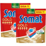 Somat Gold Giga tablety do umývačky riadu 2x 70 ks