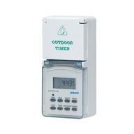 Elektronický časovač (Schuko), 8 programov, IP4 Elektronický časovač (Schuko), 8 programov, IP4