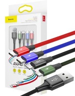 4v1 2xUSB-C Lightning Micro 3,5A Baseus USB kábel 4v1 2xUSB-C Lightning Micro 3,5A Baseus USB kábel