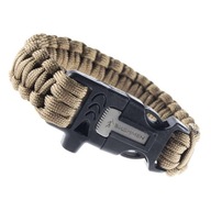 Survival Bushmen 3m náramok Coyote Paracord Survival Bushmen 3m náramok Coyote Paracord