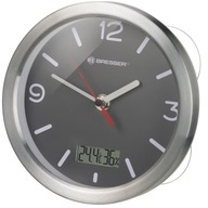 Kúpeľňové nástenné hodiny 17 cm, MyTime, sivá Kúpeľňové nástenné hodiny 17 cm, MyTime, sivá