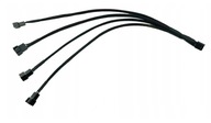 PWM splitter 1x4 pre 4 ventilátory Splitter PWM splitter 1x4 pre 4 ventilátory Splitter