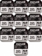 Strieborná batéria Maxell 395 SR927SW SR57 1 ks. x10 Strieborná batéria Maxell 395 SR927SW SR57 1 ks. x10