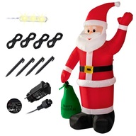 Santa nafukovacia LED vianočná dekorácia 180cm Santa nafukovacia LED vianočná dekorácia 180cm