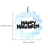 Vešiak na predné dvere Halloween na stenu
